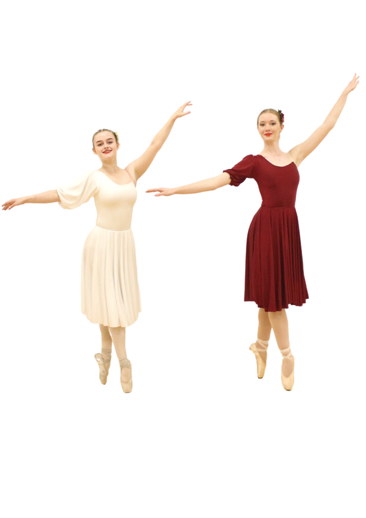One Sleeve Leotard with matching Skirt