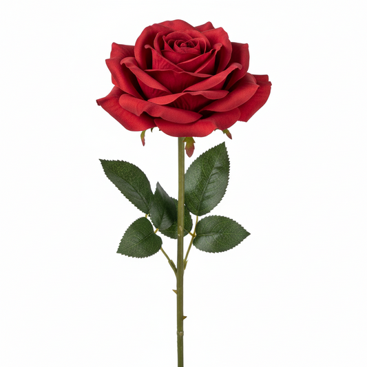 Single Red Rose - Artificial