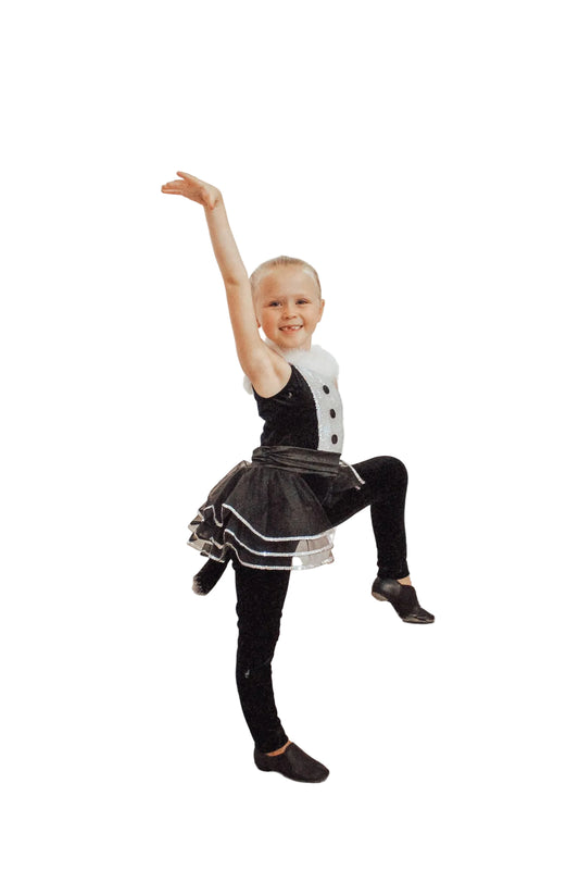 Cat Black Velvet Unitard