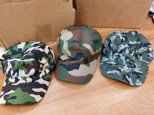 Army Camouflage Short Brimmed Cap