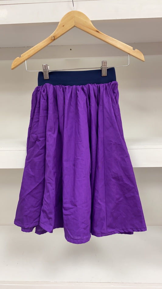 Circle Skirt - Green, Purple