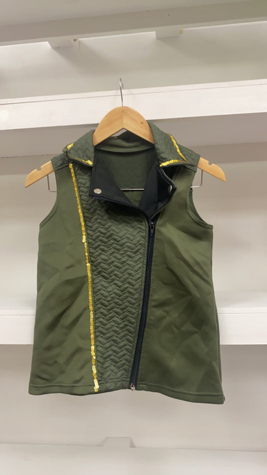 Green Vest Top