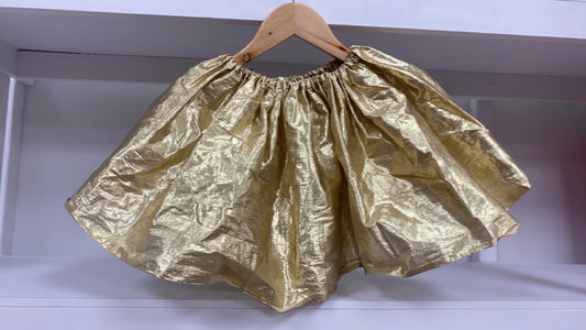 Gold Metallic Skirt