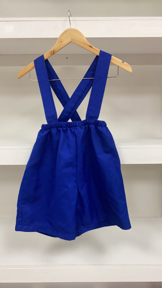 Blue Overall Shorts