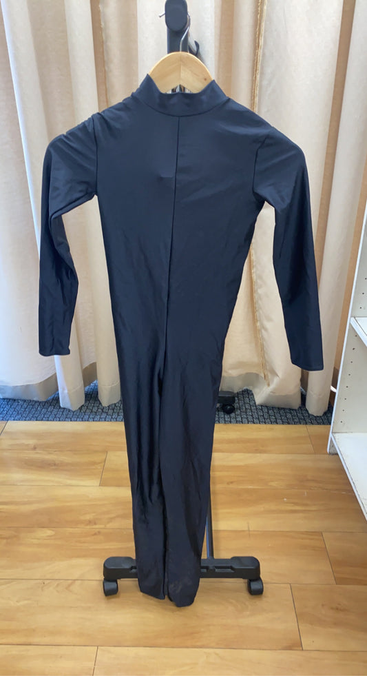 Black Long-Sleeve Unitard