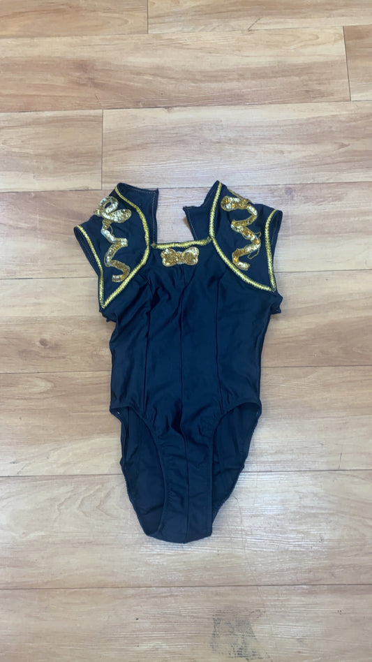 Black & Gold Leotard