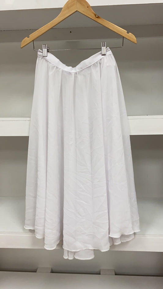 White Village Chiffon Skirt