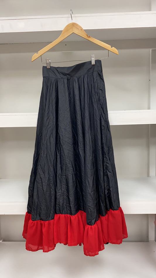 Black & Red Spanish Skirt
