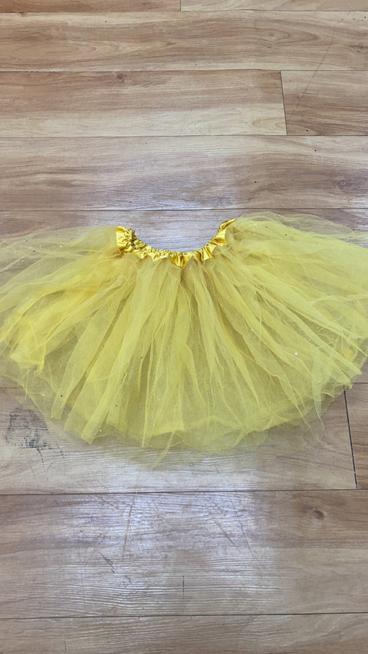 Sparkle Gold Puff Skirt
