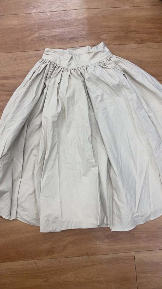 Beige Village Skirt