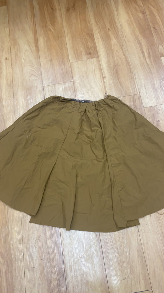 Brown Village Skirt