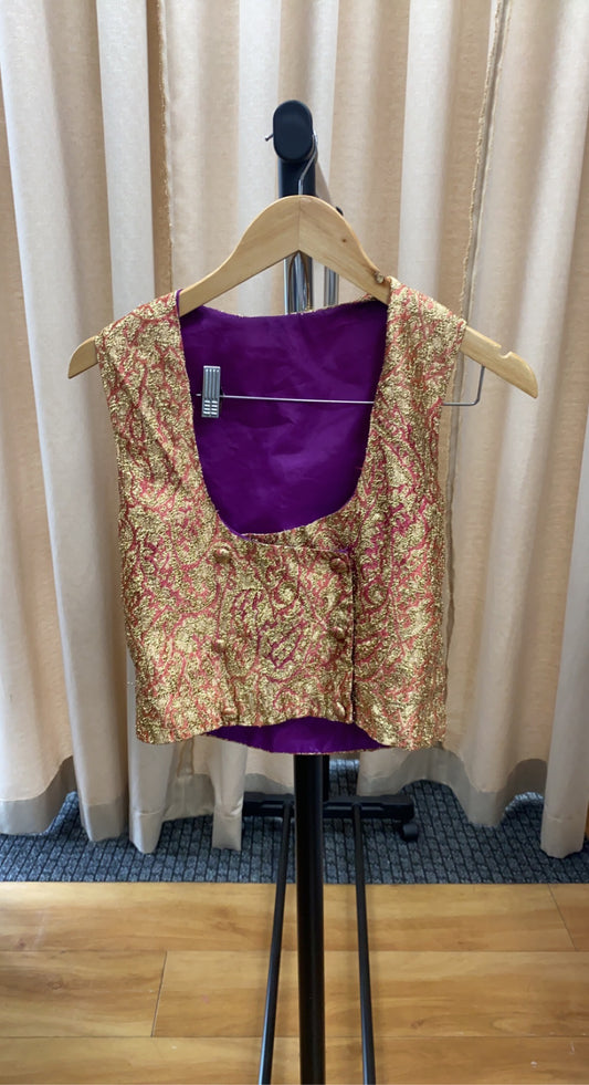 Gold & Purple Vest