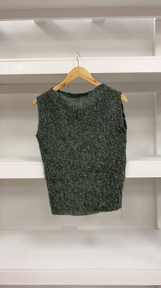 Grey Wool Singlet