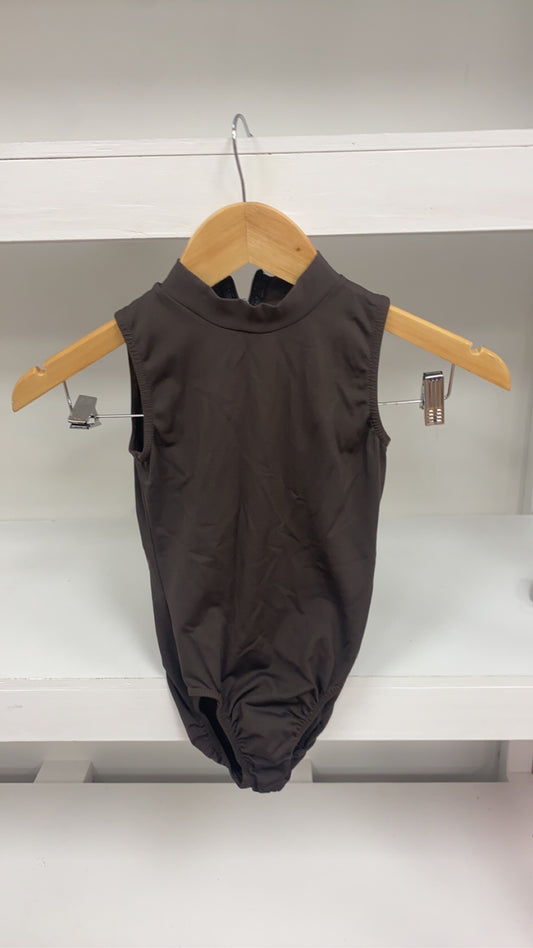Brown Halter Neck Leotard