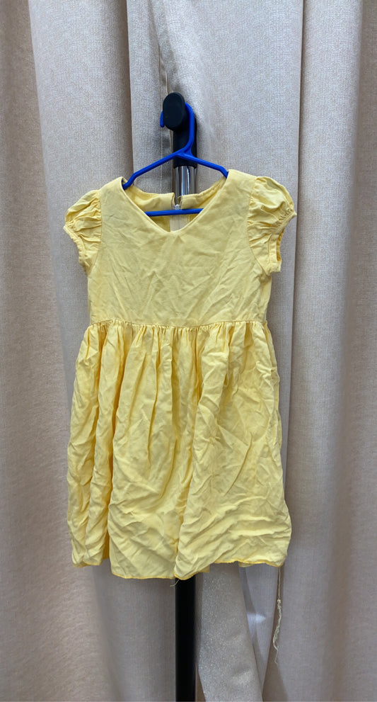 Yellow Peasant Dress