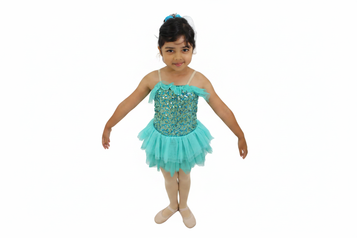 Teal Sparkly Tutu
